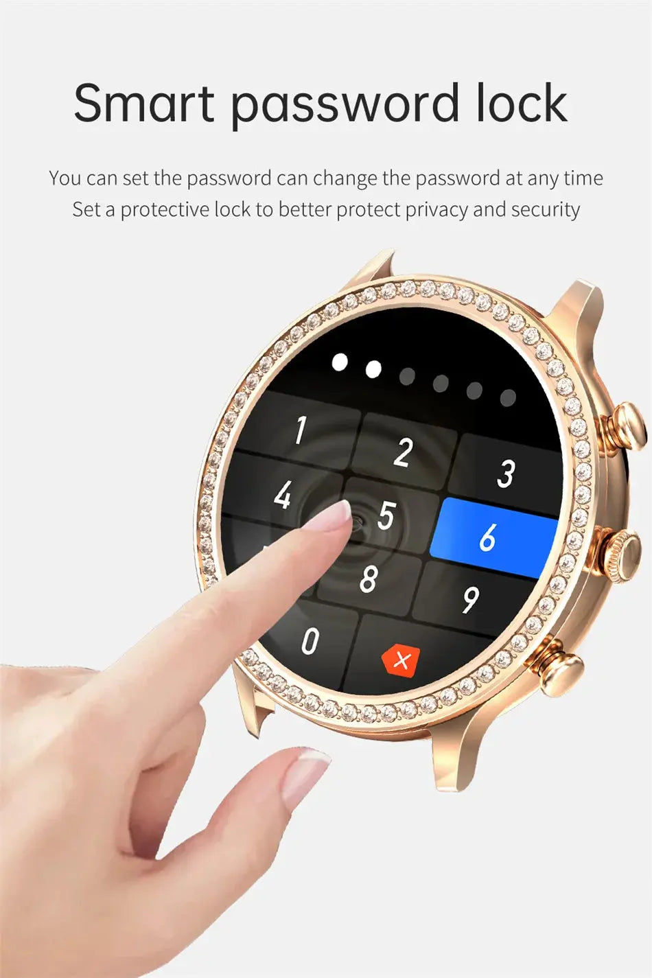 2025 Women’s Smartwatch | Bluetooth Call, PPG+ECG Health Tracker, Sport Mode Dropshipman