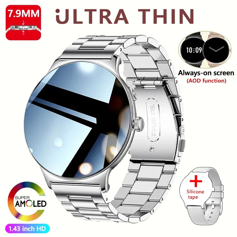 Glamora™ Women’s Ultra Thin Smartwatch – Elegant Fitness & Health Tracker Jooeniok Watch Store