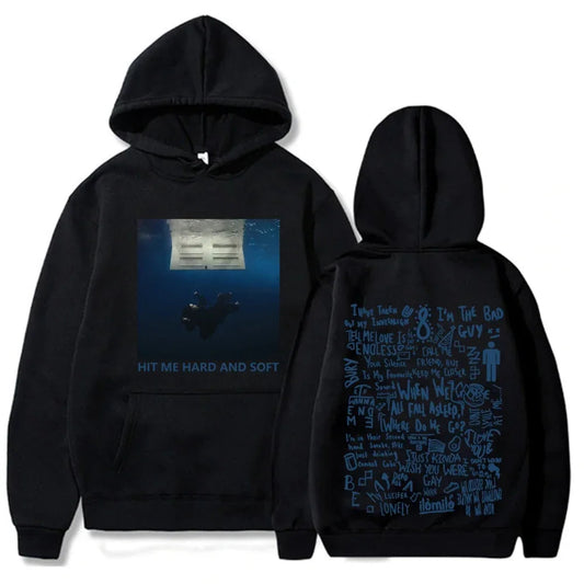 2024 Hit Me Hard and Soft Tour Hoodie Billie Pullover Men Hoodies Sudaderas Male  sweatshirt  hoodies plus  size luluhut An interesting Store