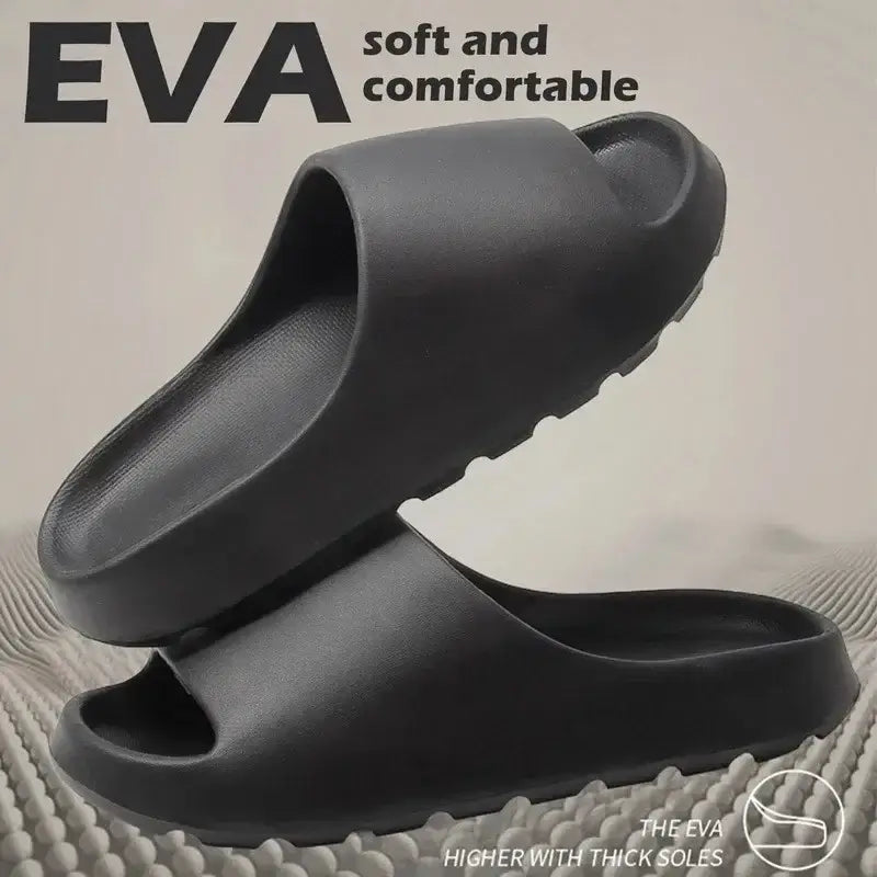 Coconut Slippers Cloud Thick-soled Sandals Summer Fashion Soft Bottom Beach Men Slippers Women's Sandals  EVA Slides Soervimy Shoe Store