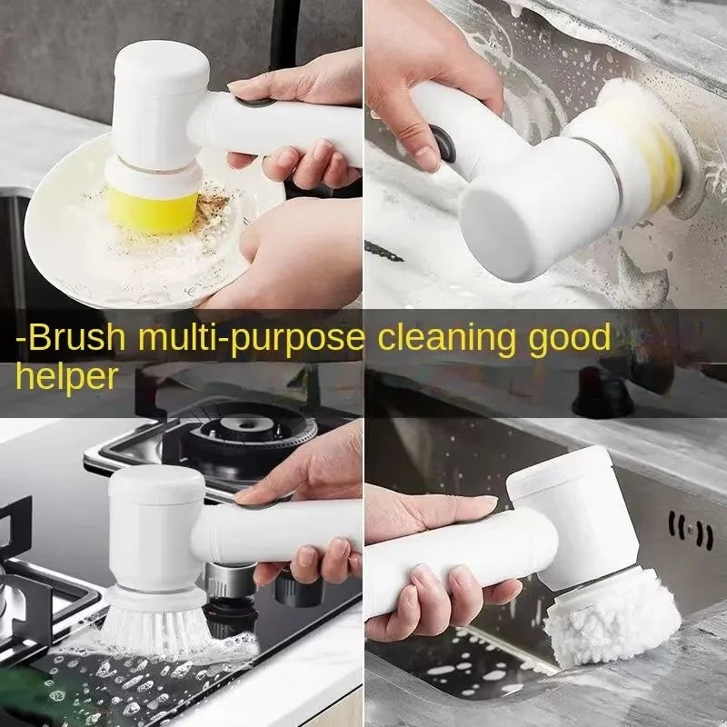 Rechargeable Electric Spin Scrubber – Cordless Cleaning Brush with Multiple Heads Shop1103941128 Store