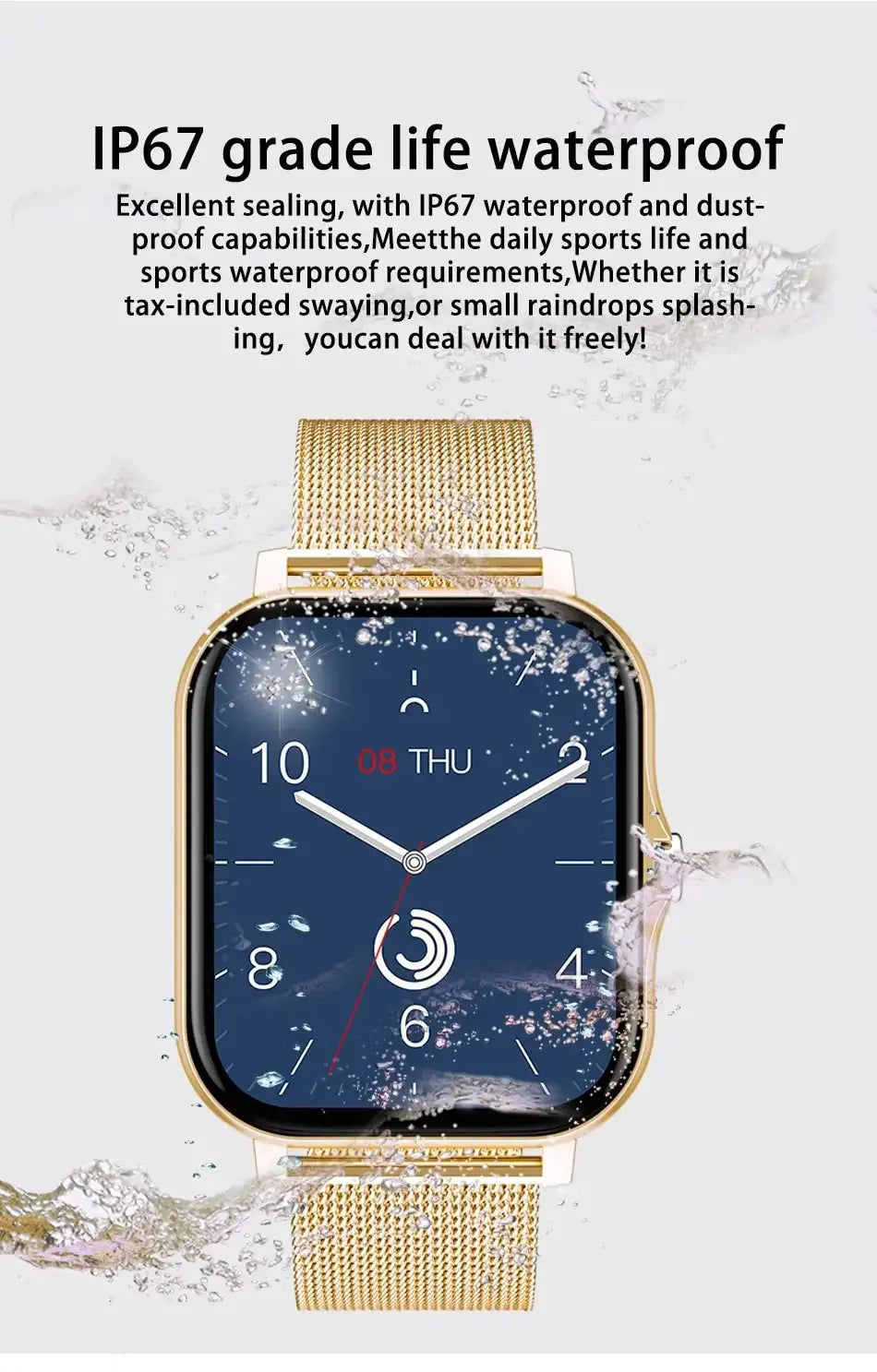 2025 Bluetooth Call Smartwatch | Fitness Tracker, Waterproof Sport Watch for Men & Women Dropshipman