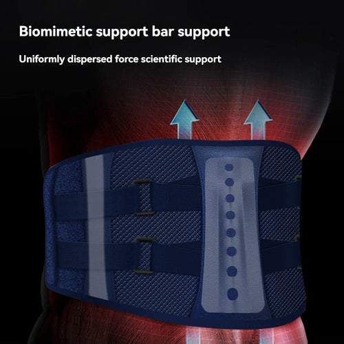 Wireless Heating Vibration Massage Belt – Lumbar Back Support with Steel Plates Bright Starz Store