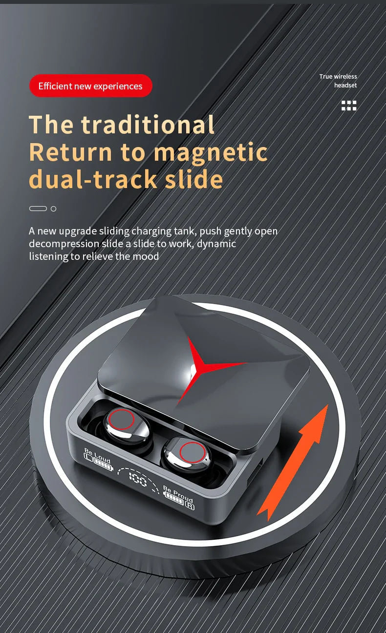 Original TWS M90 Wireless Headphones – Bluetooth Earbuds with Charging Case DragonRose 3C Store