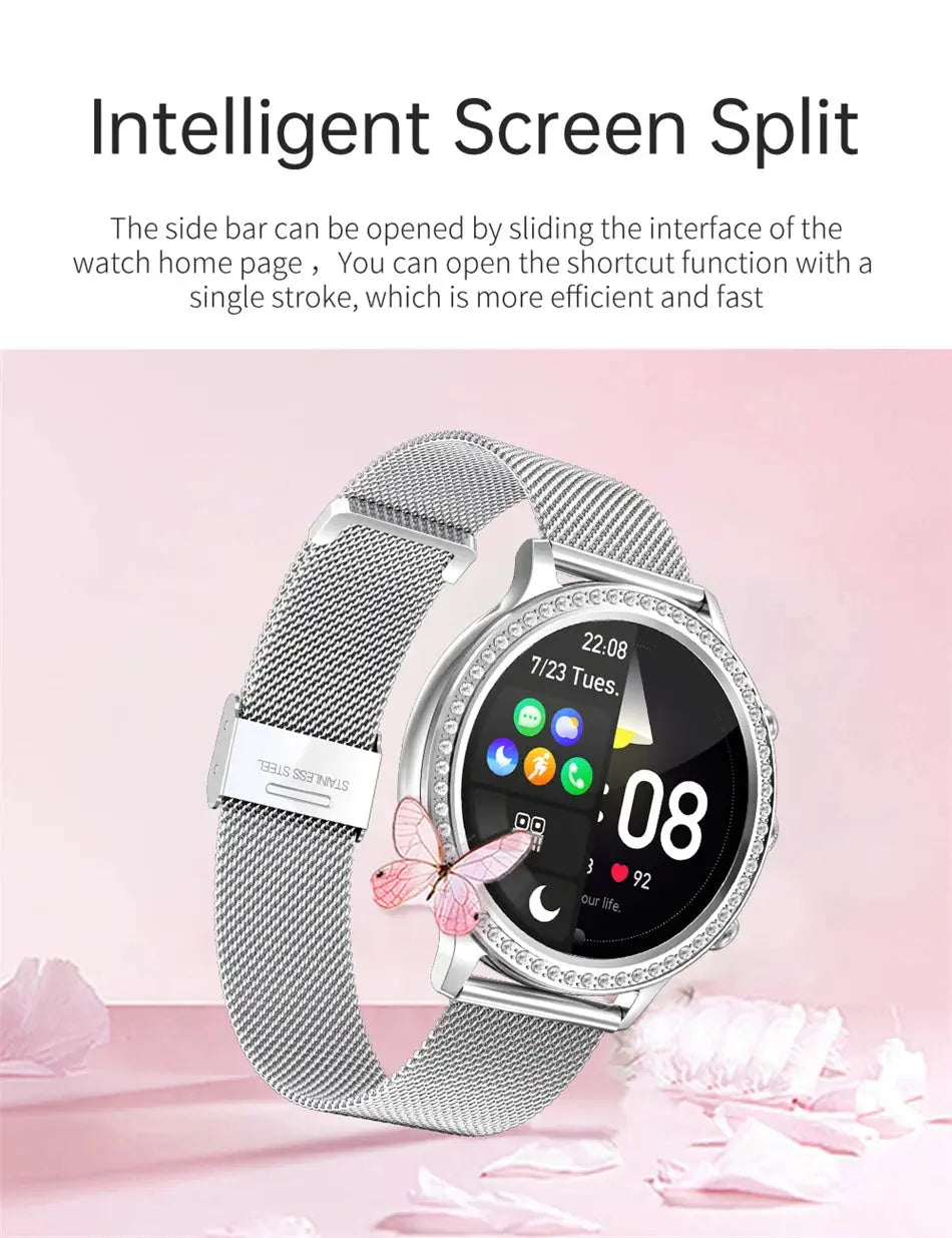2025 Women’s Smartwatch | Bluetooth Call, PPG+ECG Health Tracker, Sport Mode Dropshipman