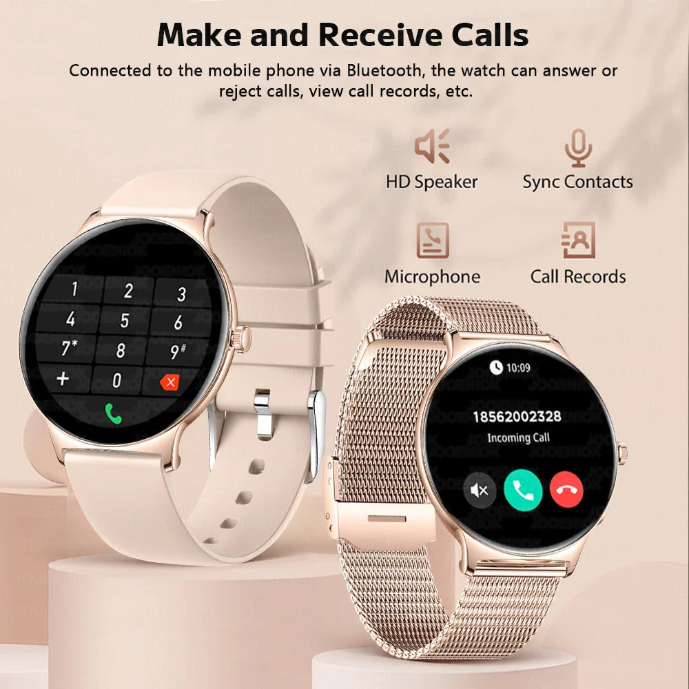 Glamora™ Women’s Ultra Thin Smartwatch – Elegant Fitness & Health Tracker Jooeniok Watch Store