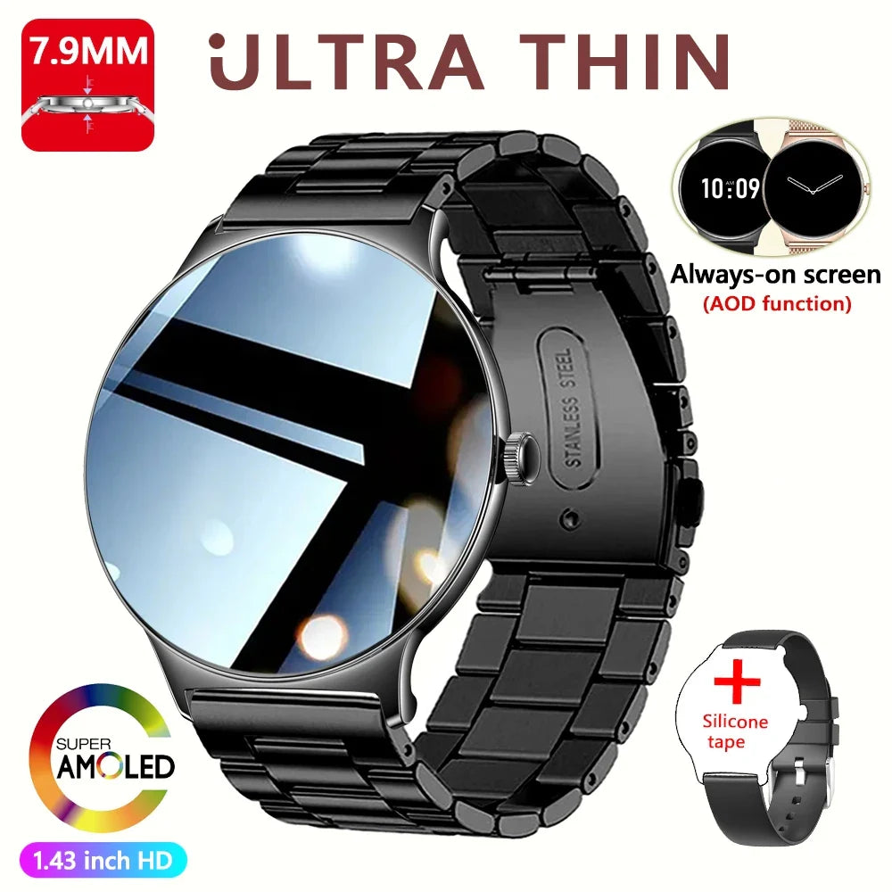 Glamora™ Women’s Ultra Thin Smartwatch – Elegant Fitness & Health Tracker Jooeniok Watch Store