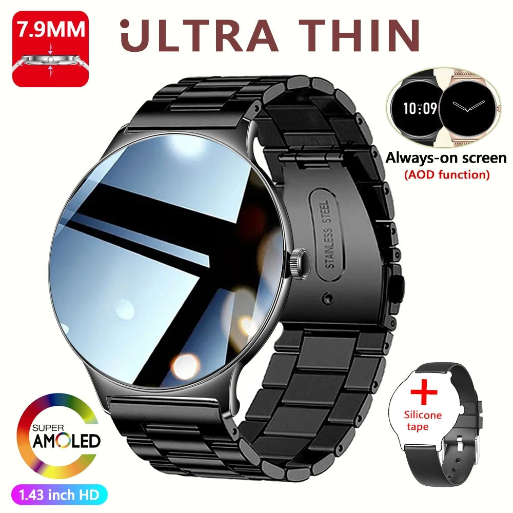 Glamora™ Women’s Ultra Thin Smartwatch – Elegant Fitness & Health Tracker Jooeniok Watch Store