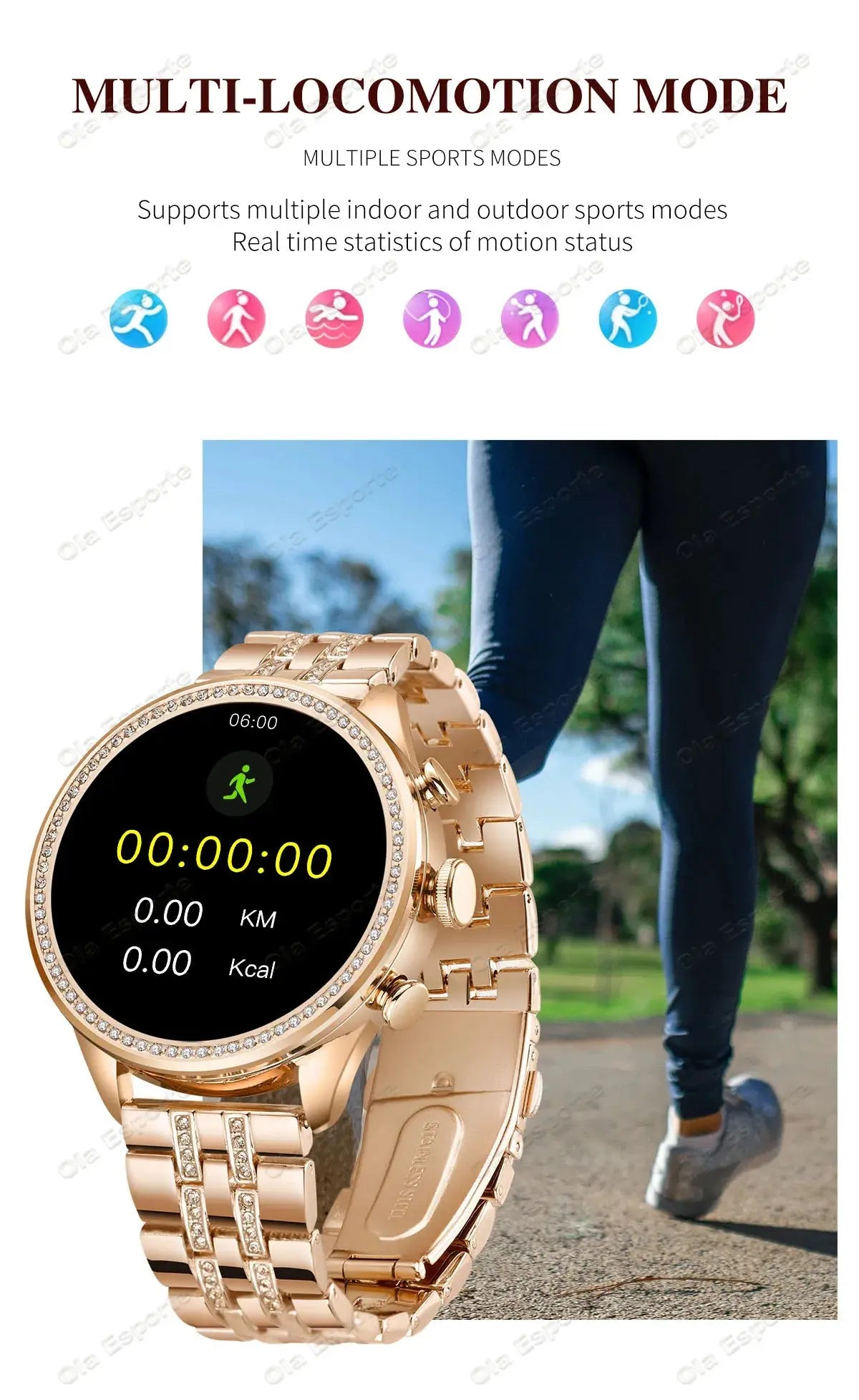 2025 Women’s Smartwatch | Bluetooth Call, PPG+ECG Health Tracker, Sport Mode Dropshipman