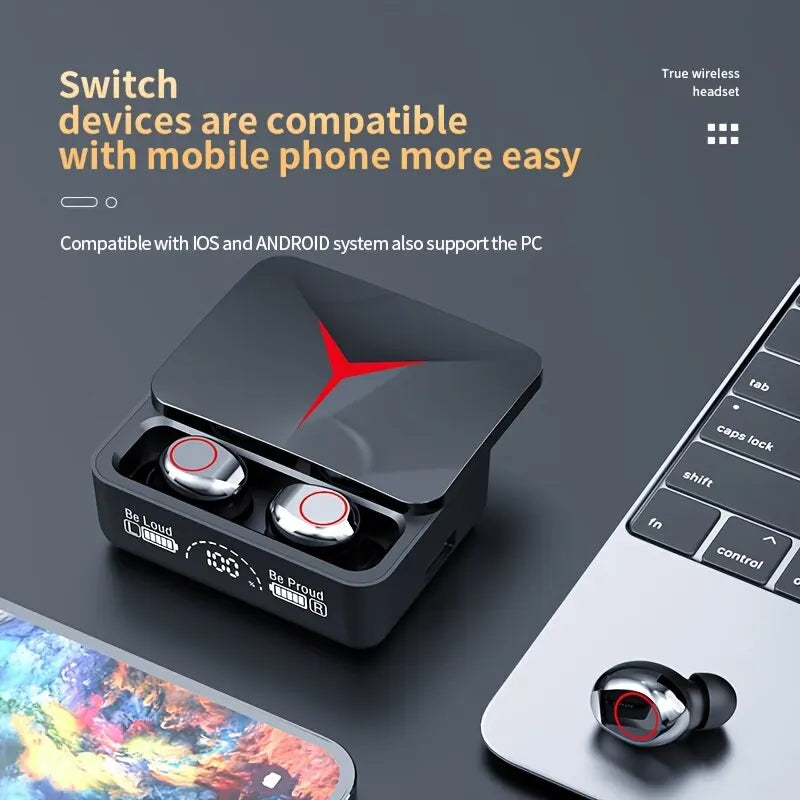 Original TWS M90 Wireless Headphones – Bluetooth Earbuds with Charging Case DragonRose 3C Store