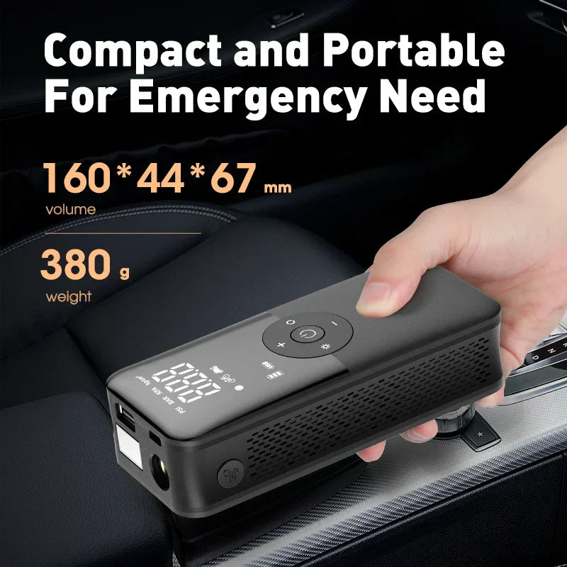 Rechargeable Tire Inflator – Digital Cordless Air Pump for Cars, Bikes & More Stone's Store
