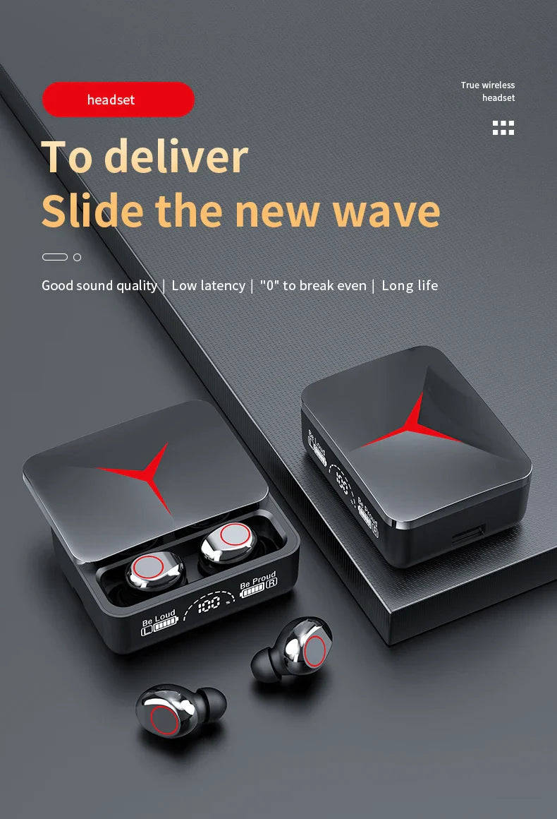 Original TWS M90 Wireless Headphones – Bluetooth Earbuds with Charging Case DragonRose 3C Store