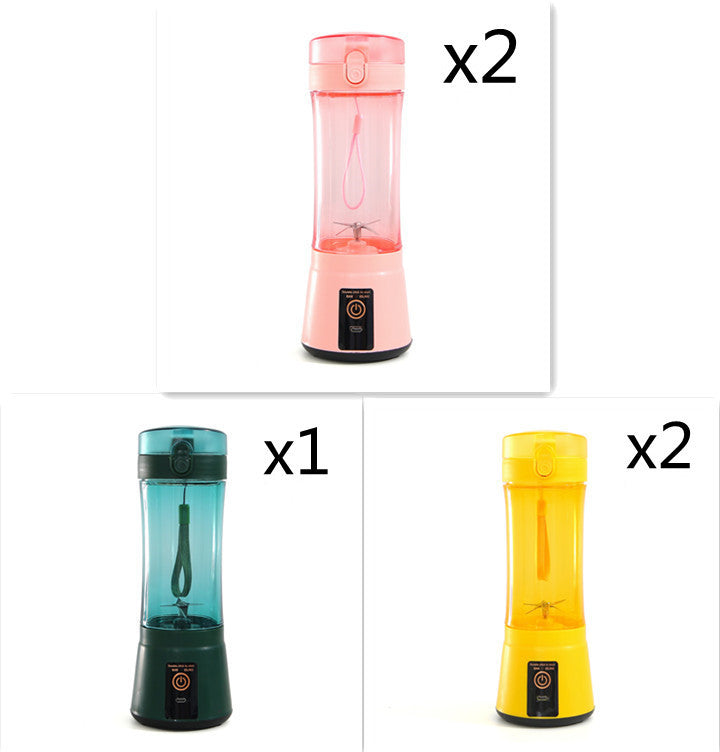 Portable Electric Fruit Juicer – USB Rechargeable Mini Smoothie Blender for Summer Drinks.