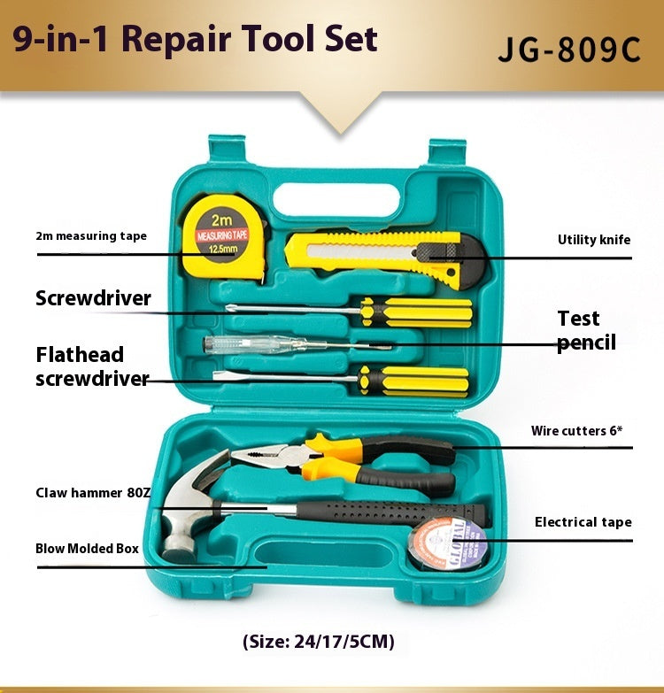 Household Repair Tool Kit | Complete Hardware Tools Set for Home DIY Repairs - Bright Starz Store