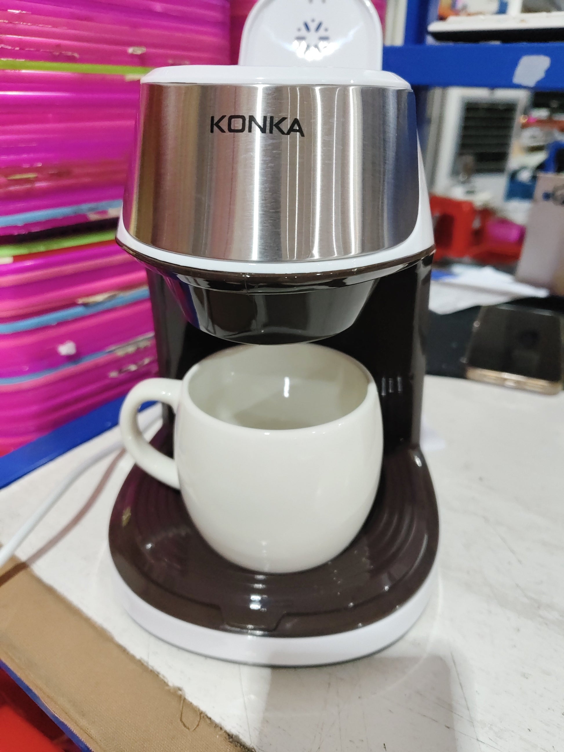 Fully Automatic Mini Coffee Maker | Portable Home & Office Small American Coffee Machine cjdropshipping