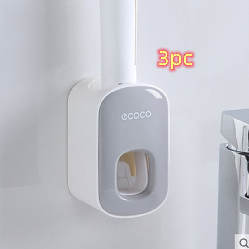 Automatic Toothpaste Dispenser | Wall Mounted Bathroom Accessories Holder Set - Bright Starz Store