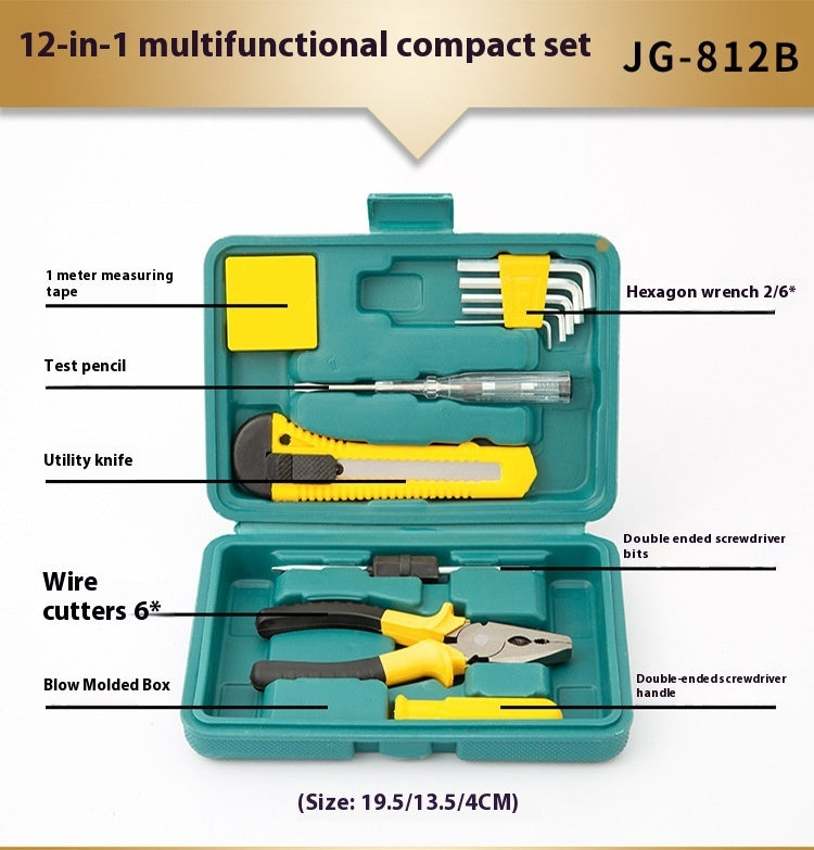Household Repair Tool Kit | Complete Hardware Tools Set for Home DIY Repairs - Bright Starz Store