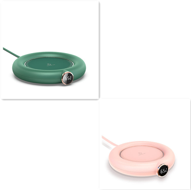 USB Cup Warmer Pad | Adjustable Electric Mug Heater for Home & Office with LED Display cjdropshipping