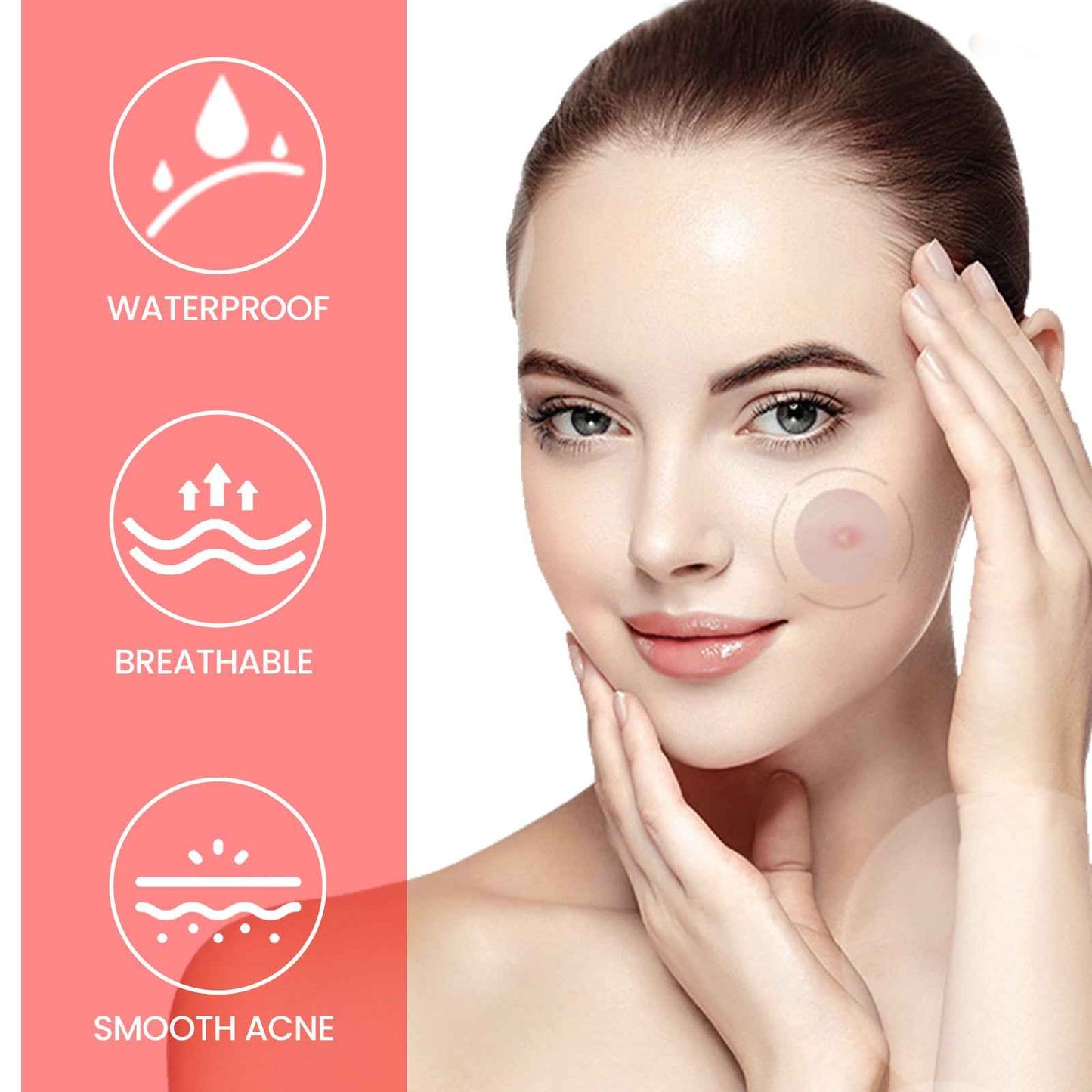 Pimple Patches,Pimple Patches For Face, Hydrocolloid Acne Patches, Cute Star Stickers Hydrocolloid Acne Pimple Patch For Covering Zits And Blemishes.