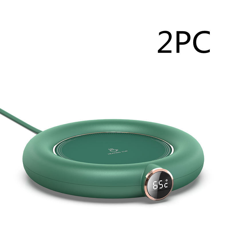 USB Cup Warmer Pad | Adjustable Electric Mug Heater for Home & Office with LED Display cjdropshipping