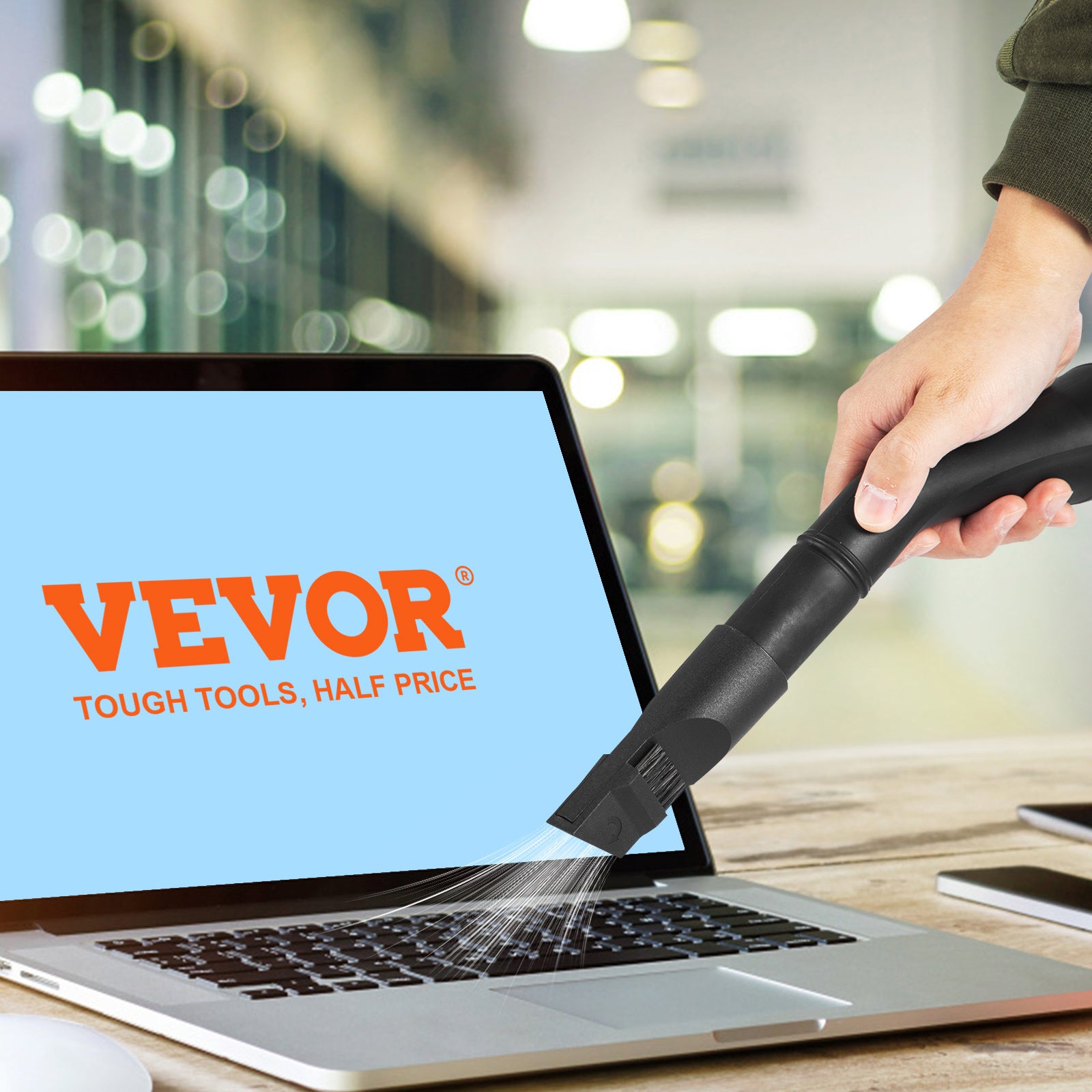 VEVOR Wet Dry Vac – 2.6 Gal 3-in-1 Portable Shop Vacuum with Blower & Attachments.