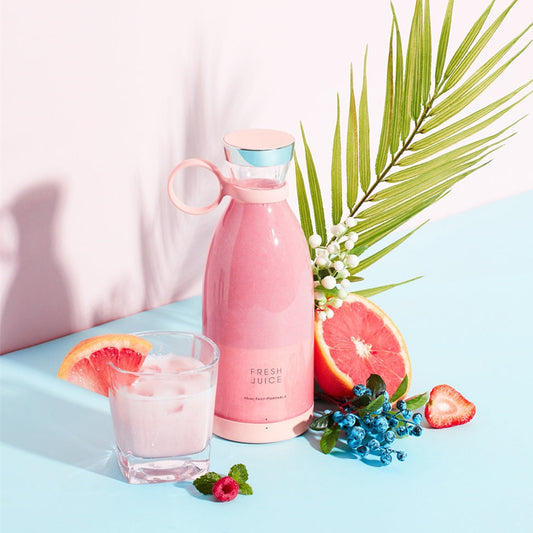 350ML Portable Electric Juicer Blender – USB Rechargeable Smoothie Maker Cup for Home & Travel cjdropshipping