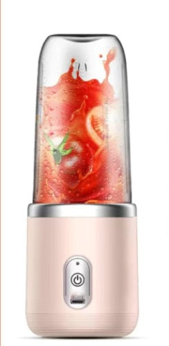 6-Blade Portable Blender | USB Rechargeable Mini Juicer Cup & Smoothie Maker - Bright Starz Store