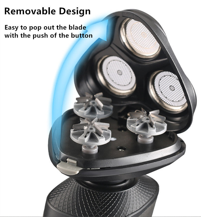 Electric Shaver for Men Rotary Waterproof Beard Trimmer cjdropshipping