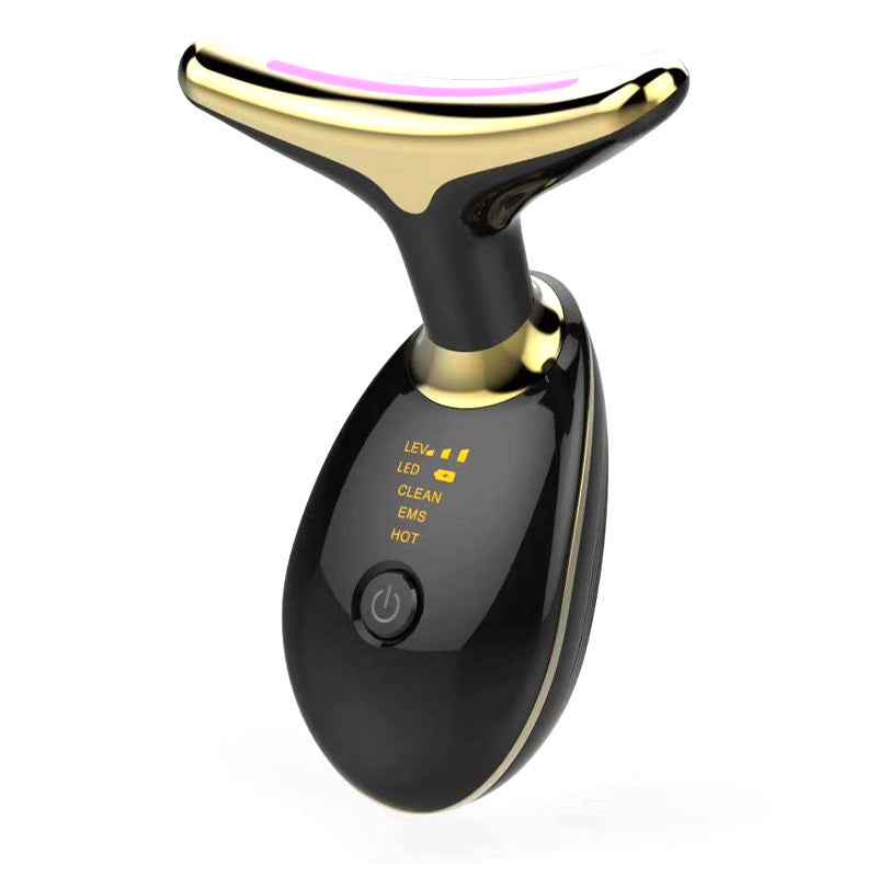 EMS Thermal Neck Lifting And Tighten Massager Electric Microcurrent Wrinkle Remover.