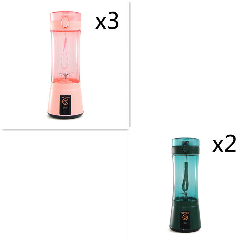 Portable Electric Fruit Juicer – USB Rechargeable Mini Smoothie Blender for Summer Drinks.