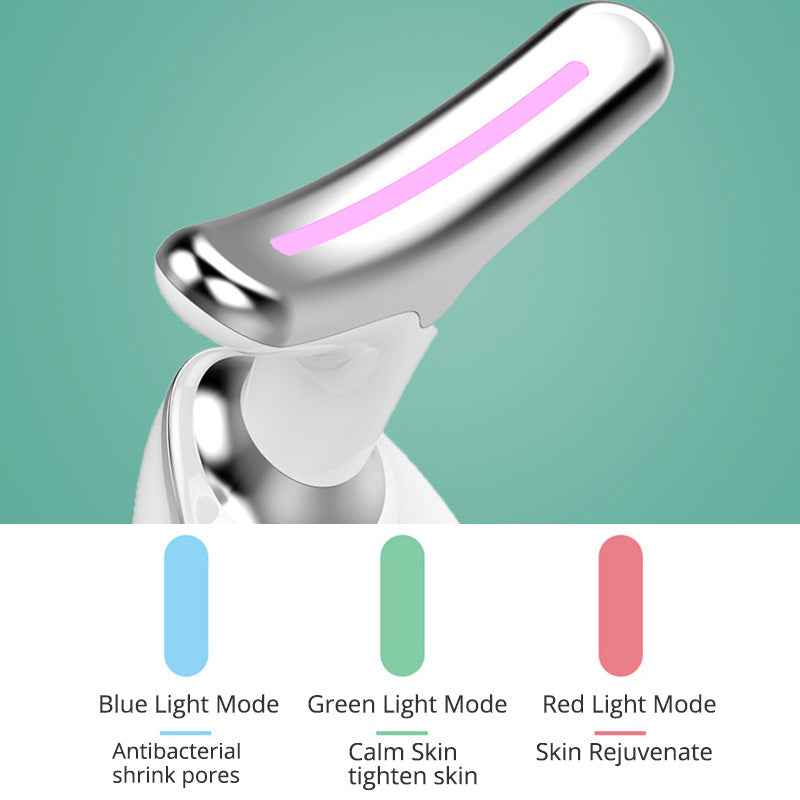 EMS Thermal Neck Lifting And Tighten Massager Electric Microcurrent Wrinkle Remover.
