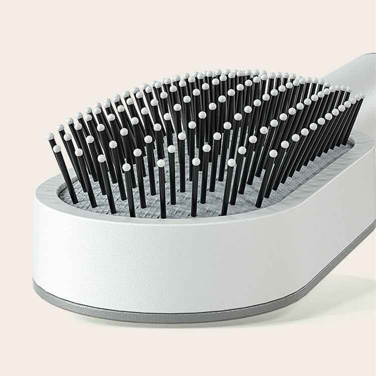 Self-Cleaning Anti-Static Hair Brush – One-Key Airbag Scalp Massager for Women.