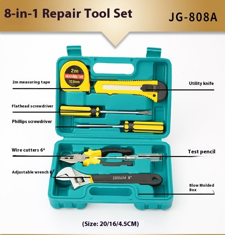 Household Repair Tool Kit | Complete Hardware Tools Set for Home DIY Repairs - Bright Starz Store