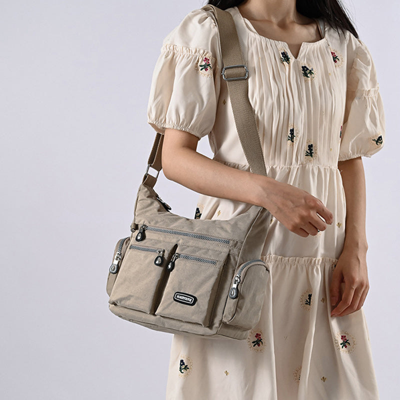 Women’s Waterproof Multi-Pocket Crossbody Bag – Stylish & Practical Shoulder Bag.