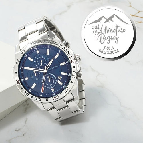 Personalized Men’s Watch – Custom Boyfriend & Anniversary Gift Bright Starz Store
