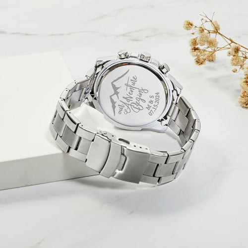 Personalized Men’s Watch – Custom Boyfriend & Anniversary Gift Bright Starz Store