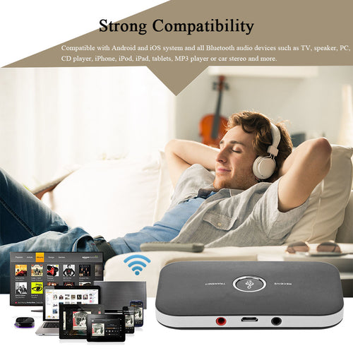 2-in-1 Bluetooth 4.1 Audio Transmitter & Receiver Adapter Bright Starz Store