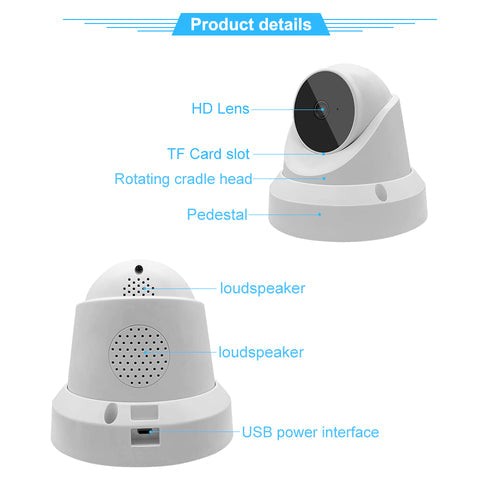 IP WiFi Camera – Baby Monitor & Home Security Camera with Night Vision Bright Starz Store