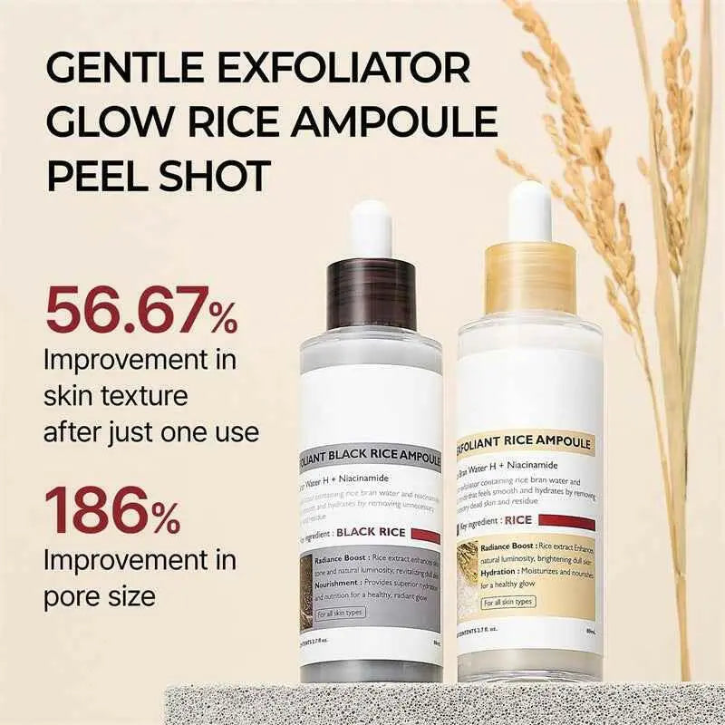 Peel Shot Glow White Rice Peeling Ampoule.