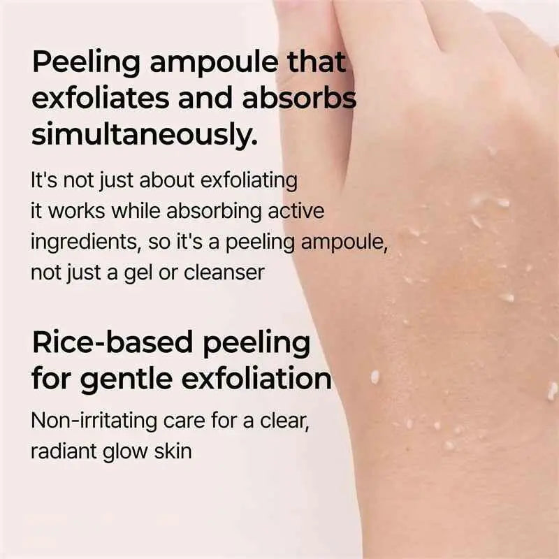 Peel Shot Glow White Rice Peeling Ampoule.