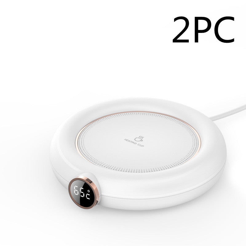 USB Cup Warmer Pad | Adjustable Electric Mug Heater for Home & Office with LED Display cjdropshipping