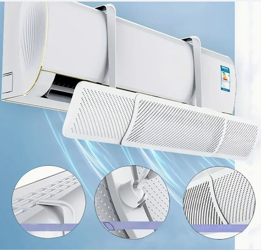 Air Conditioner Wind Shield | Anti-Direct Blowing Universal Wall-Mounted Air Deflector - Bright Starz Store