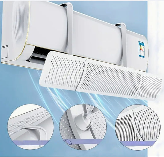Air Conditioner Wind Shield | Anti-Direct Blowing Universal Wall-Mounted Air Deflector - Bright Starz Store