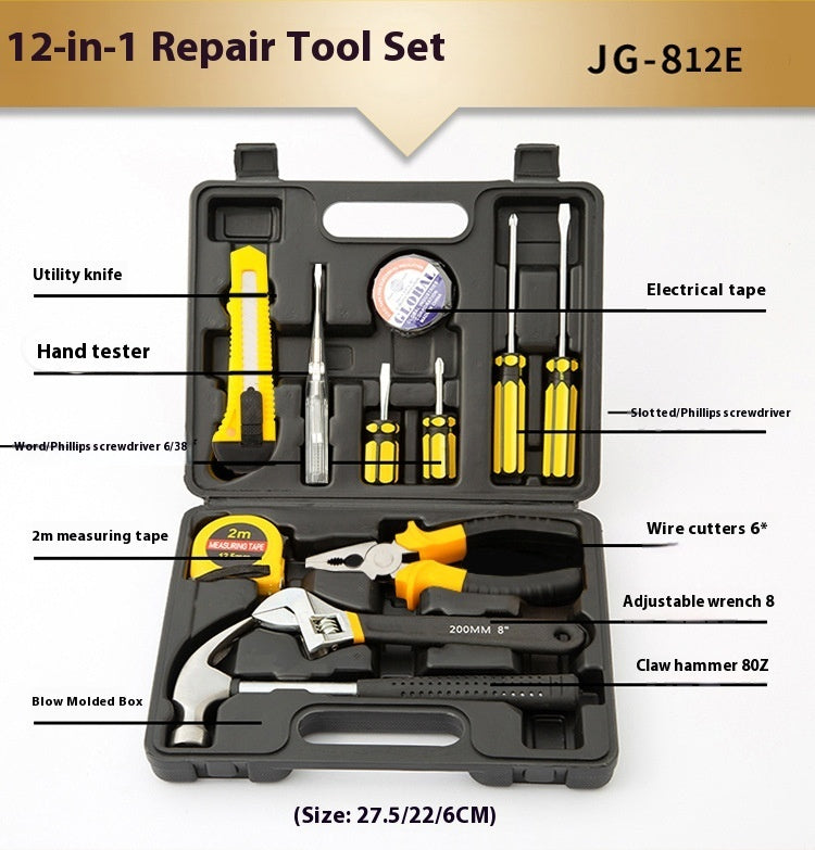 Household Repair Tool Kit | Complete Hardware Tools Set for Home DIY Repairs - Bright Starz Store