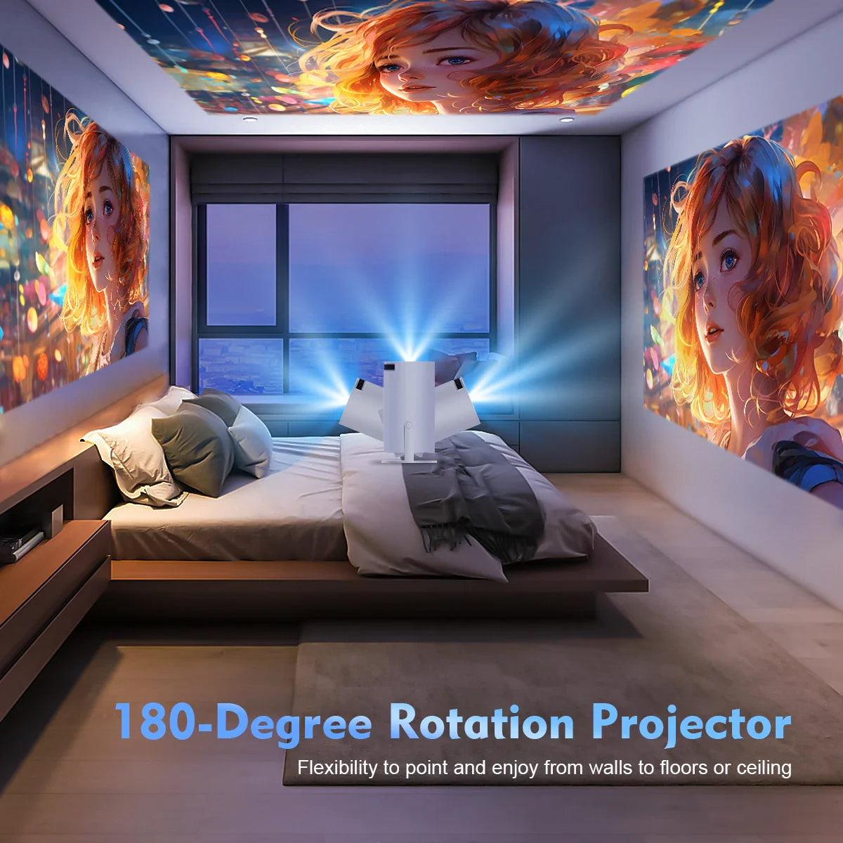 HY300Pro UltraHD Home Cinema Projector – 4K Support, Portable Smart Theater Magcubic Flagship Store Store