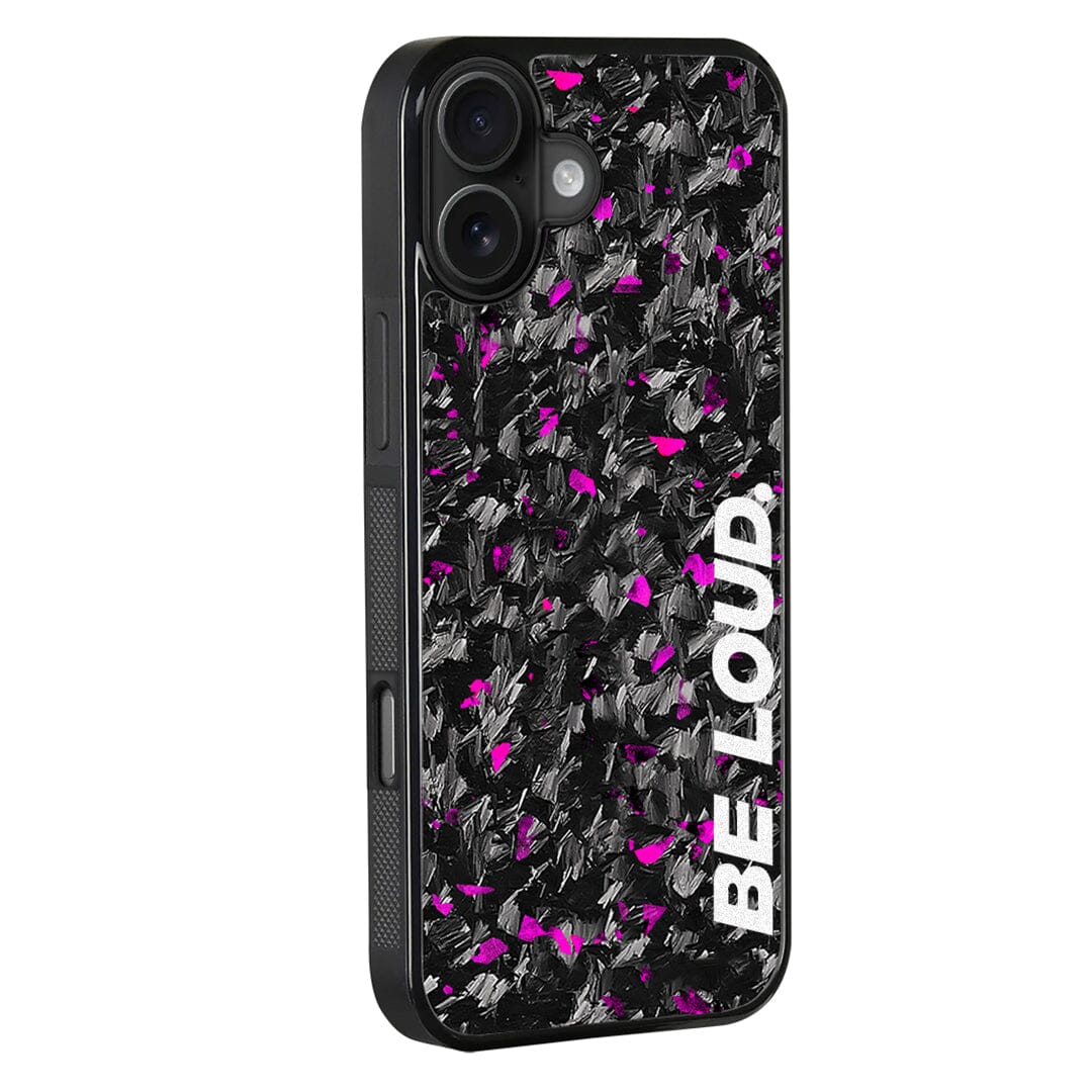 iPhone | Purple Flake Real Forged Carbon Fiber Case | BE LOUD. x SCF DC-Simply Carbon Fiber