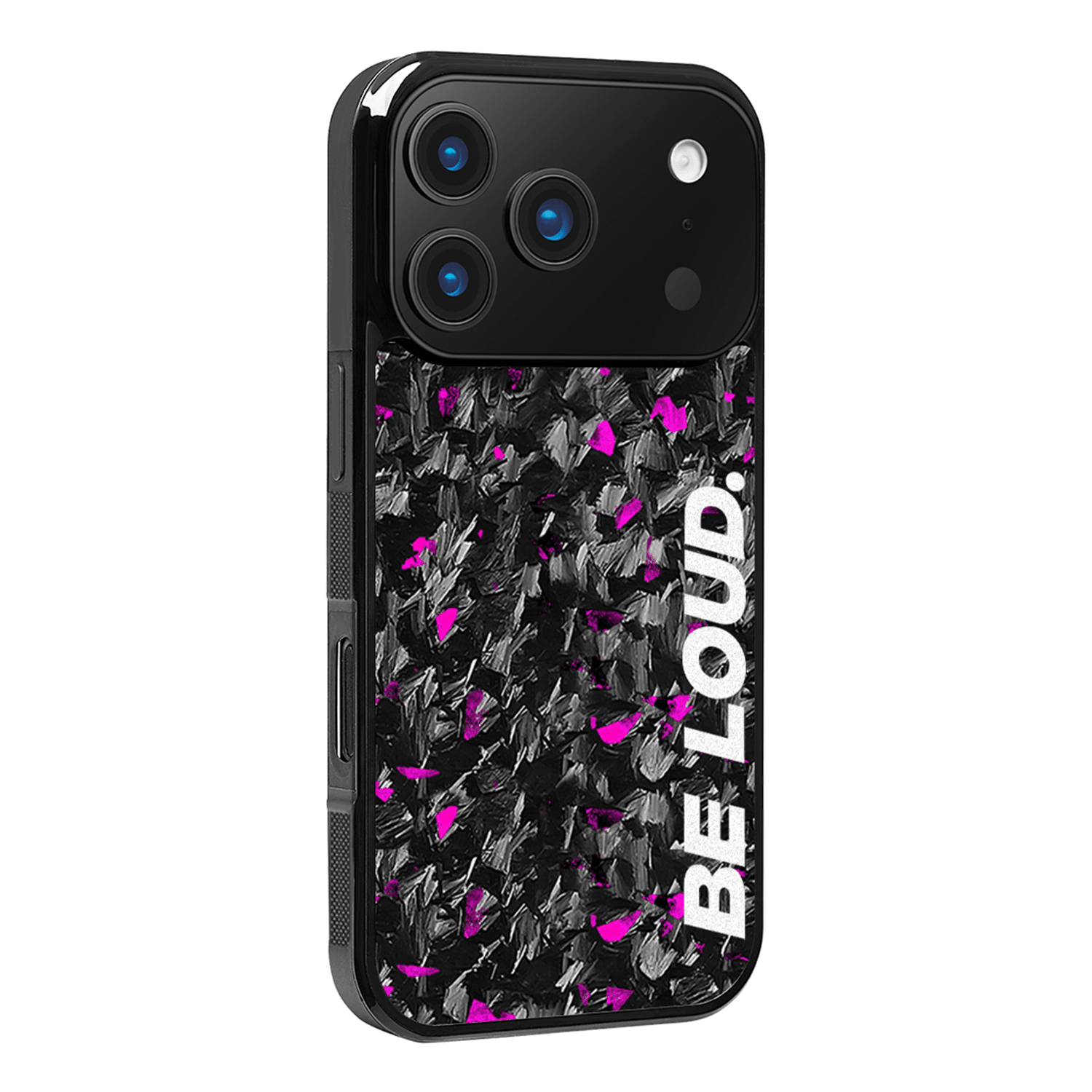 iPhone | Purple Flake Real Forged Carbon Fiber Case | BE LOUD. x SCF DC-Simply Carbon Fiber