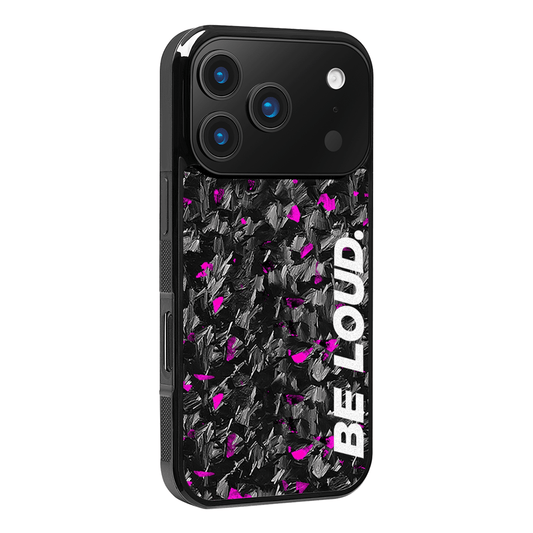 iPhone | Purple Flake Real Forged Carbon Fiber Case | BE LOUD. x SCF DC-Simply Carbon Fiber