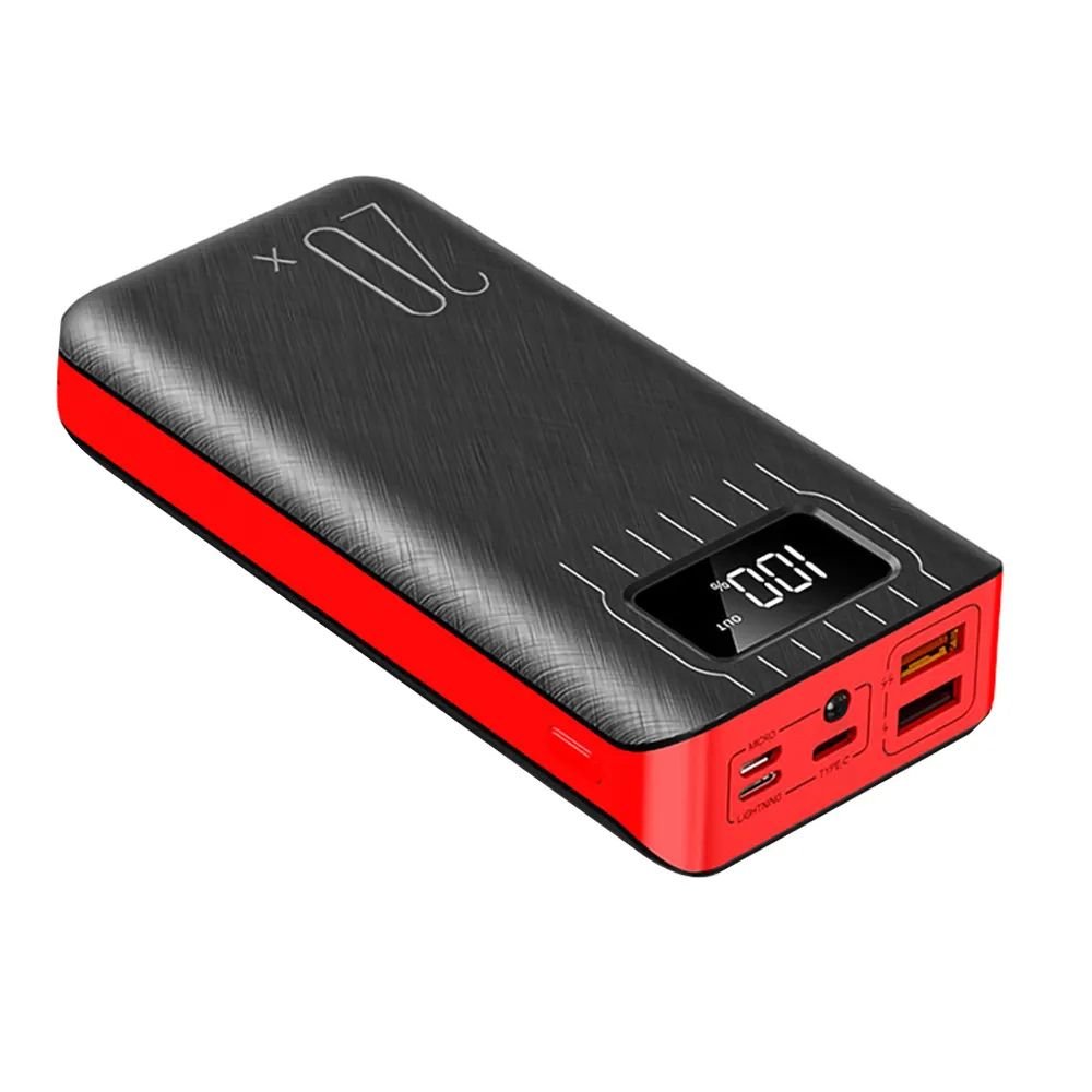 20000mAh External Battery Power Bank – Dual USB with LED Flashlight DC-THE CEO