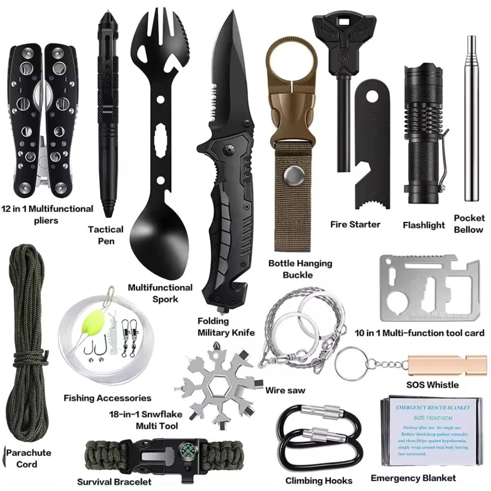 31-in-1 Survival Kit – Multi-Tool Emergency Gear DC-THE CEO